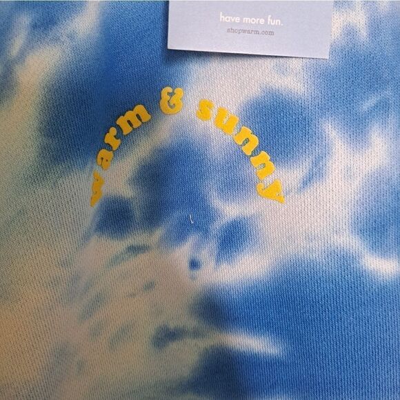 WARM FUN WARM & SUNNY CHILL SWEATPANT Tie-Dye Joggers Size Small Made in USA - Picture 5 of 8